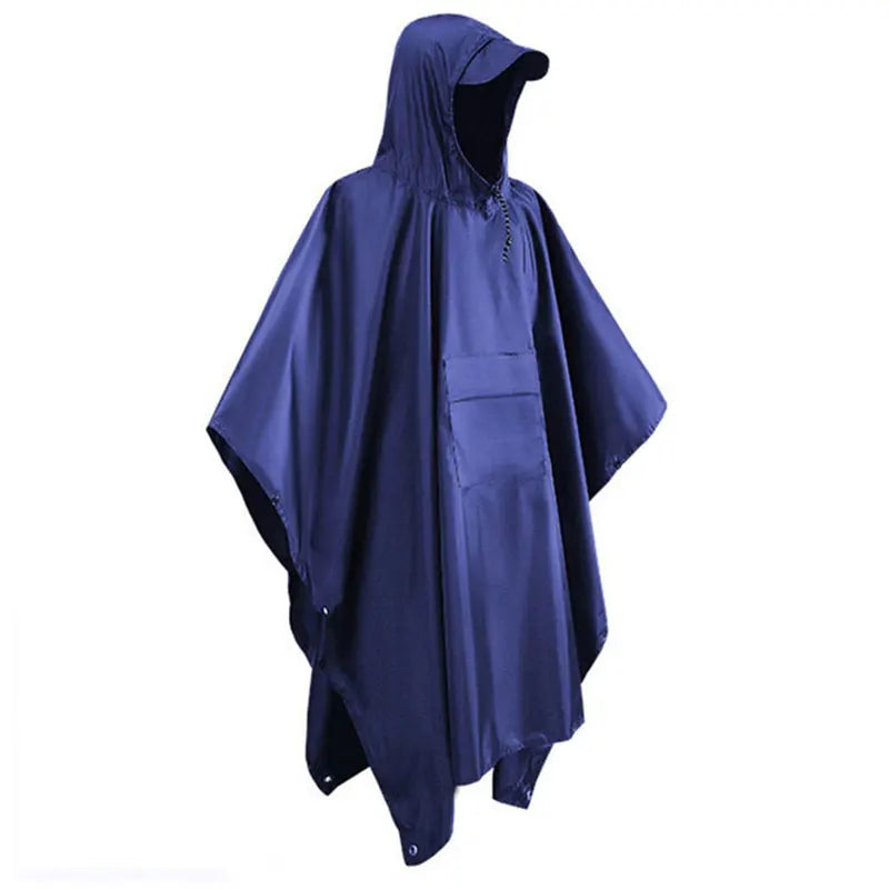 3 in 1 Rain Poncho (Raincoat, Tarp, Ground Mat)